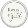 Wall Quotes & Signs-Kirkland's Home Focus On The Good Round Framed Plaque White