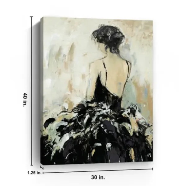 Canvas Art-Kirkland's Home Fond Reflections Giclee Canvas Art Print Gray/Tan