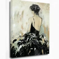 Canvas Art-Kirkland's Home Fond Reflections Giclee Canvas Art Print Gray/Tan