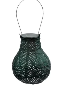 Outdoor Lighting-Kirkland's Home Forest Ikat Bulb Hanging Led Outdoor Lantern Green