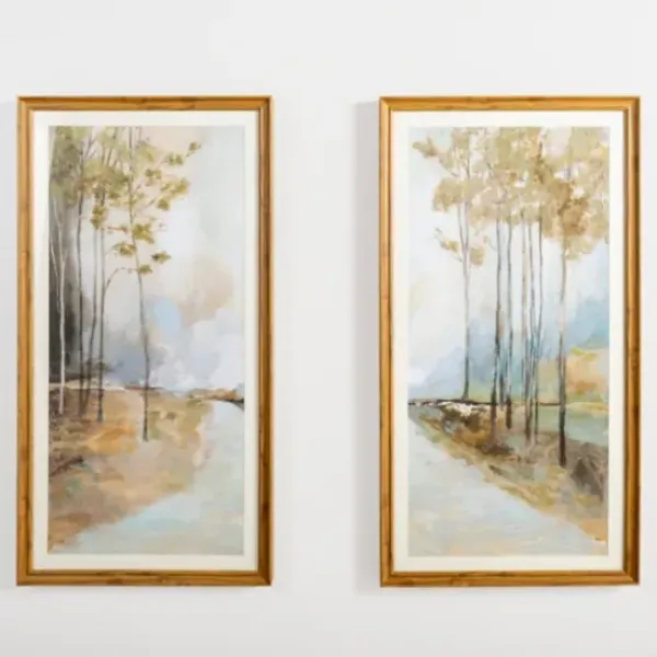 Framed Art-Kirkland's Home Forest Path Ii Framed Art Print Multi
