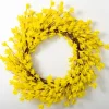 Wreaths-Kirkland's Home Forsythia Flowers Wreath Yellow