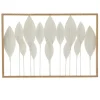 Wall Plaques-Kirkland's Home Framed Cut-Out Leaves Wall Plaque White