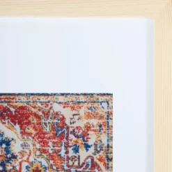 Wall Plaques-Kirkland's Home Framed Textile Wall Plaque Red