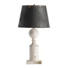 Table Lamps-Kirkland's Home Fran Farmhouse Metal Shade Table Lamp Black