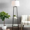 Floor Lamps-Kirkland's Home Freemont 2-Tier Shelf Floor Lamp White