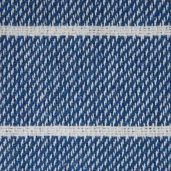Blankets & Throws-Kirkland's Home French And White Thin Stripe Throw Blue