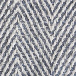 Blankets & Throws-Kirkland's Home French Chevron And Fringe Throw Blue