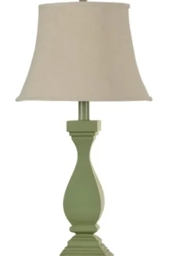 Table Lamps-Kirkland's Home French Green Classic Table Lamp Ivory