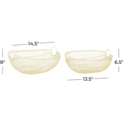 Decorative Bowls & Jars-Kirkland's Home French Scalloped Canisters, Set Of 3 White