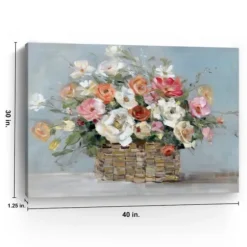 Canvas Art-Kirkland's Home Fresh Flower Market Canvas Art Print Multi