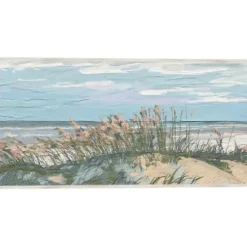 Canvas Art-Kirkland's Home From The Dunes Framed Canvas Art Print Blue/Green