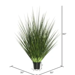 Trees & Topiaries-Kirkland's Home Full Green Grass Potted Plant