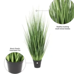 Trees & Topiaries-Kirkland's Home Full Green Grass Potted Plant