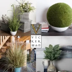 Trees & Topiaries-Kirkland's Home Full Green Grass Potted Plant