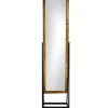 Full Length & Floor Mirrors-Kirkland's Home Full Length Wood And Metal Wall Mirror With Stand