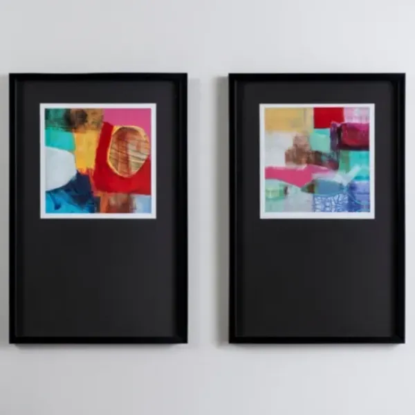 Framed Art-Kirkland's Home Fun Colors Abstract Ii Framed Wall Art Red/Blue/Yellow