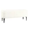 Benches & Ottomans-Kirkland's Home Fur Storage Bench White
