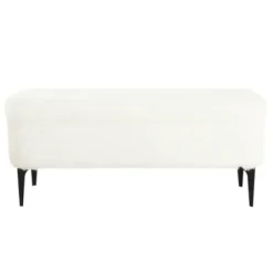Benches & Ottomans-Kirkland's Home Fur Storage Bench White