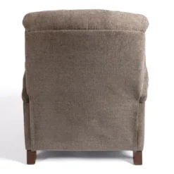 Accent Chairs-Kirkland's Home Gabor Ash Tufted Upholstered Recliner Gray