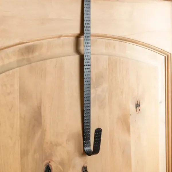 Wreaths-Kirkland's Home Galvanized Metal Wreath Hanger Black