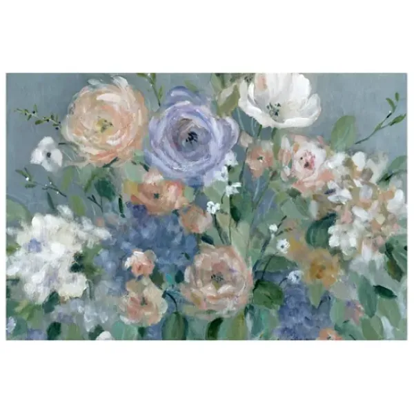 Canvas Art-Kirkland's Home Garden Harmony Canvas Art Print Gray/Purple/White
