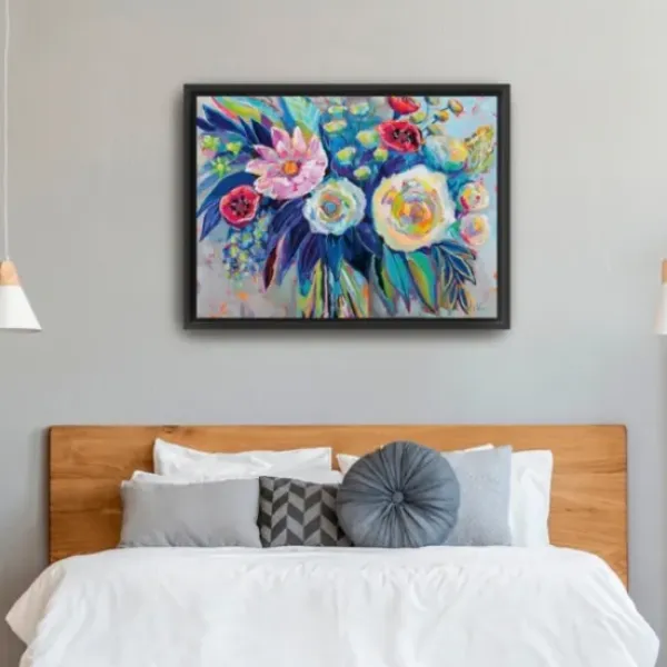 Framed Art-Kirkland's Home Garden Variety Framed Canvas Art Print Multi