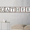 Wall Quotes & Signs-Kirkland's Home Gather Family Reversible Wood Box Brown/Black/White
