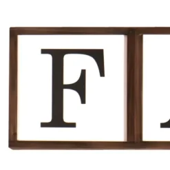Wall Quotes & Signs-Kirkland's Home Gather Family Reversible Wood Box Brown/Black/White