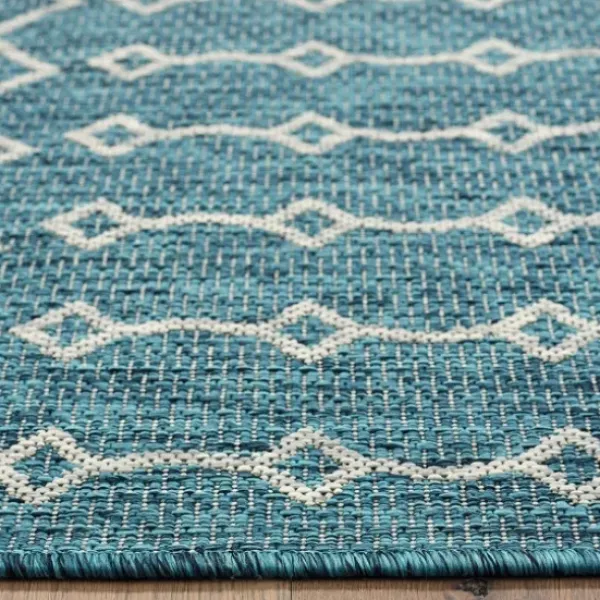 Outdoor Rugs-Kirkland's Home Gather Indoor/Outdoor Area Rug, 5X7 Tan