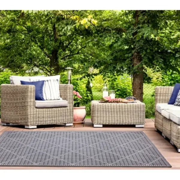 Outdoor Rugs-Kirkland's Home Gather Indoor/Outdoor Area Rug, 5X7 Brown
