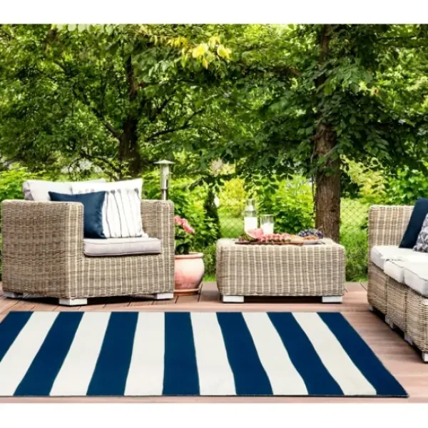 Outdoor Rugs-Kirkland's Home Gather Indoor/Outdoor Area Rug, 6X9 Brown
