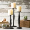 Candle Holders-Kirkland's Home Geometric Diamond Candle Holders, Set Of 3 Brown
