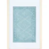 Wall Plaques-Kirkland's Home Geometric Framed Textile Wall Plaque Blue