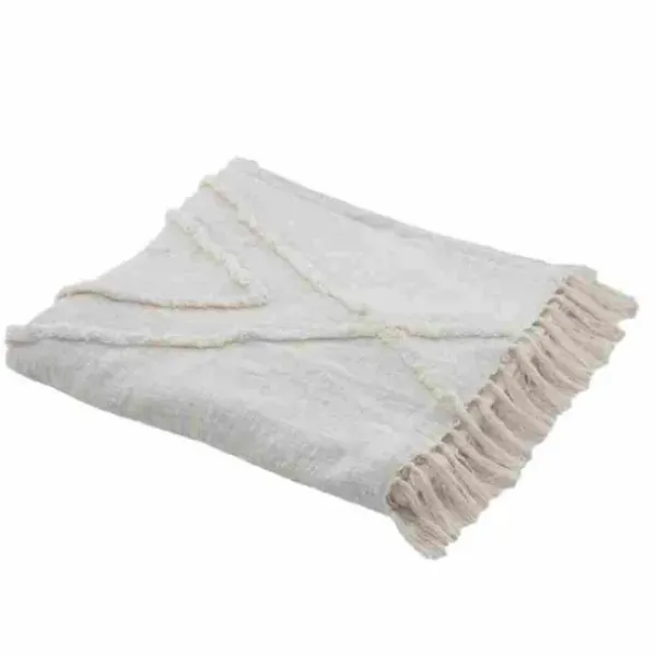 Bedspreads & Coverlets-Kirkland's Home Geometric Queen Coverlet Ivory