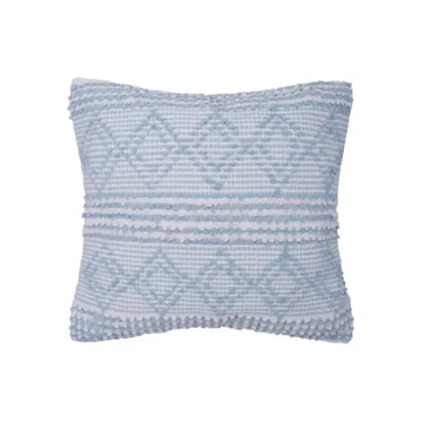 Pillows-Kirkland's Home Geometric Stella Throw Pillow Blue