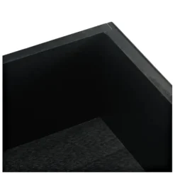 Accent & End Tables-Kirkland's Home Geometrical Industrial Pull Accent Table Black