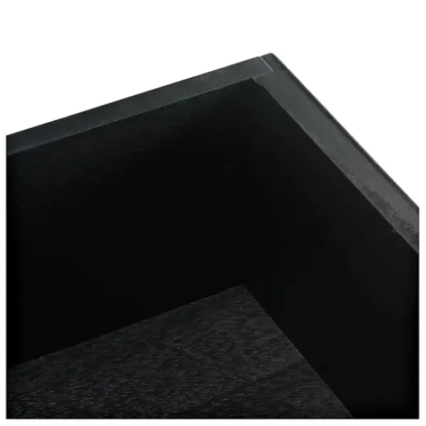 Accent & End Tables-Kirkland's Home Geometrical Industrial Pull Accent Table Black