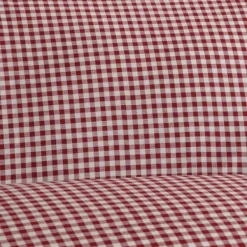 Bed Sheets-Kirkland's Home Gingham Queen 3-Pc. Sheet Set Red