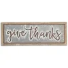 Wall Quotes & Signs-Kirkland's Home Give Thanks Sign Brown/Gray