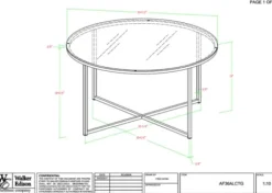 Coffee Tables-Kirkland's Home Glass & Gold X-Base Coffee Table Clear