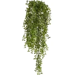 Arrangements & Greenery-Kirkland's Home Gledistias In Hanging Metal Baskets, Set Of 2 Green