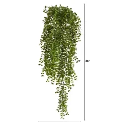 Arrangements & Greenery-Kirkland's Home Gledistias In Hanging Metal Baskets, Set Of 2 Green