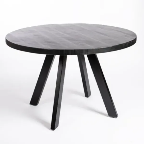 Dining Tables-Kirkland's Home Glenn Midnight Wood Dining Table Black