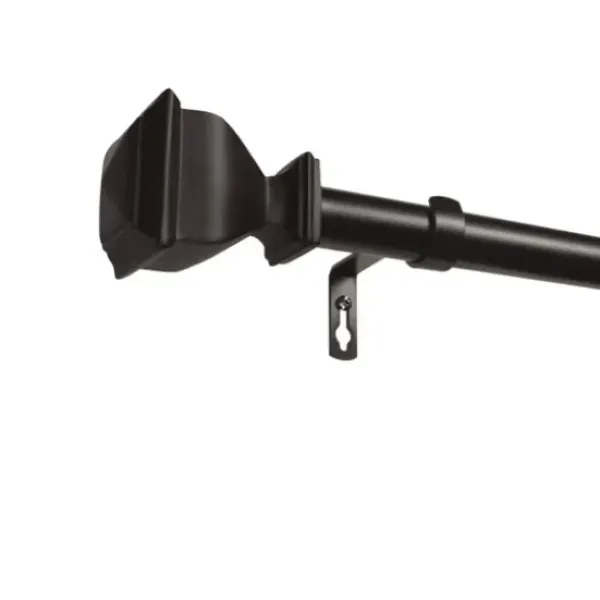 Curtain Rods & Hardware-Kirkland's Home Gold Aged Mercury Sphere Curtain Rod, 72 In.