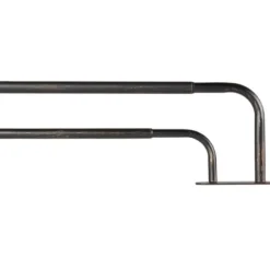 Curtain Rods & Hardware-Kirkland's Home Gold Aged Mercury Sphere Curtain Rod, 120 In.