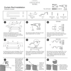 Curtain Rods & Hardware-Kirkland's Home Gold Aged Mercury Sphere Curtain Rod, 120 In.