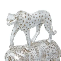 Statues & Figurines-Kirkland's Home Gold And Black Metal Leaf Statues, Set Of 3 Black/Gold