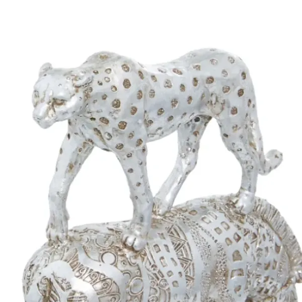 Statues & Figurines-Kirkland's Home Gold And Black Metal Leaf Statues, Set Of 3 Black/Gold