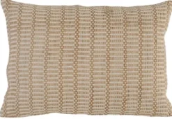 Pillows-Kirkland's Home Gold And Ivory Haven Lumbar Pillow Gold/Ivory/Tan